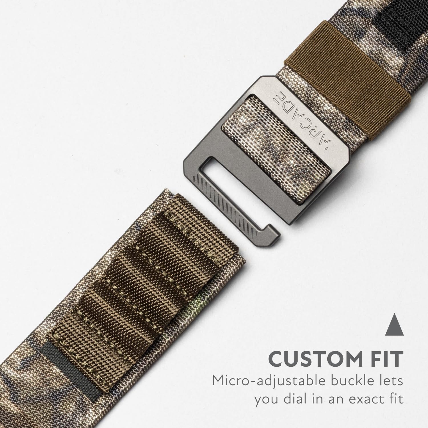 Arcade Belts Hardware Alu Utility Belt - Low-Profile Aluminum Buckle, Heavy Duty Work Belt, Stretch Webbing, Anti-Slip - Image 3