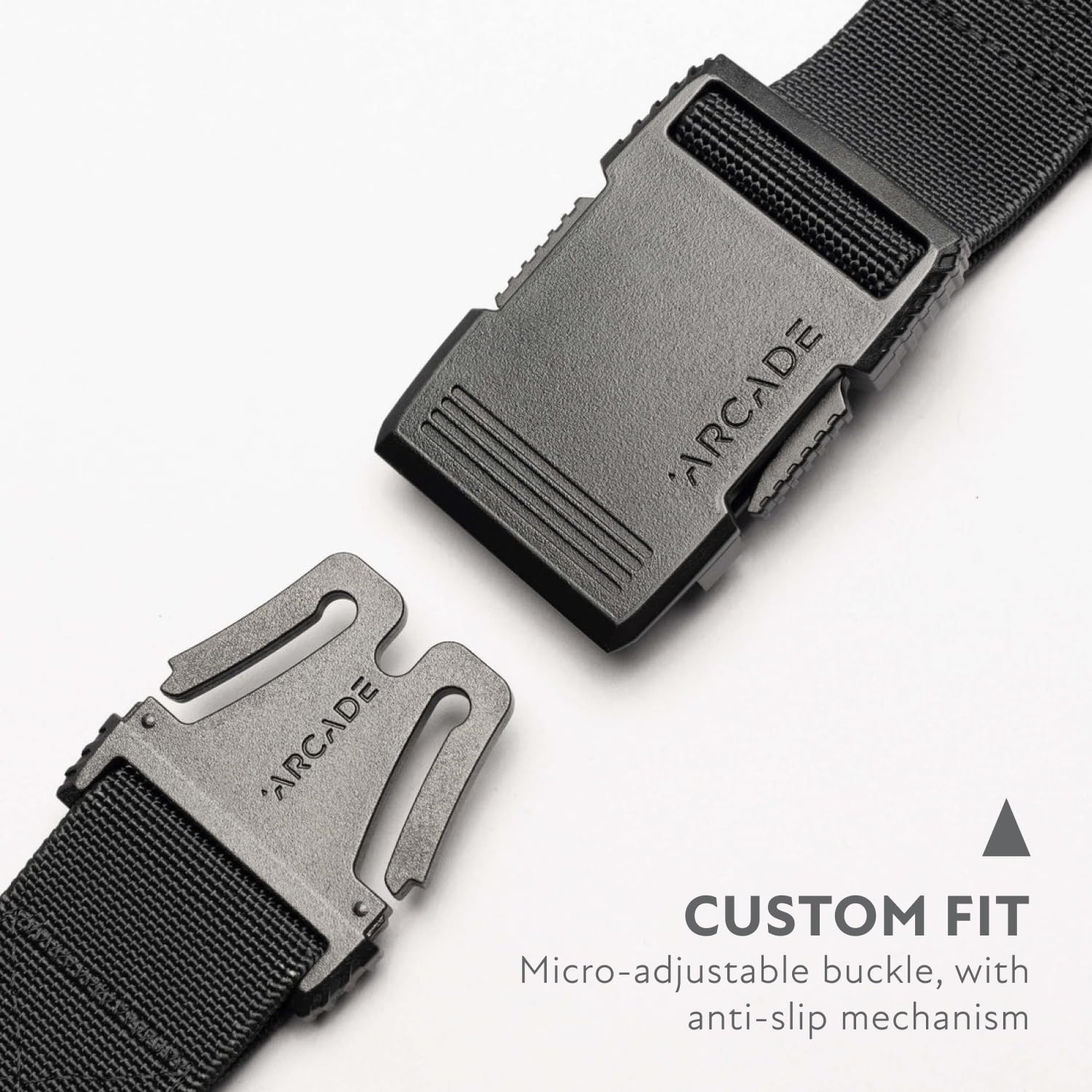 Arcade Belts Hardware Utility Belt 3-Piece Bundle: High Grade, Heavy Duty Stretch, Metal Free Buckles - Black, Coyote, Mud - Image 6