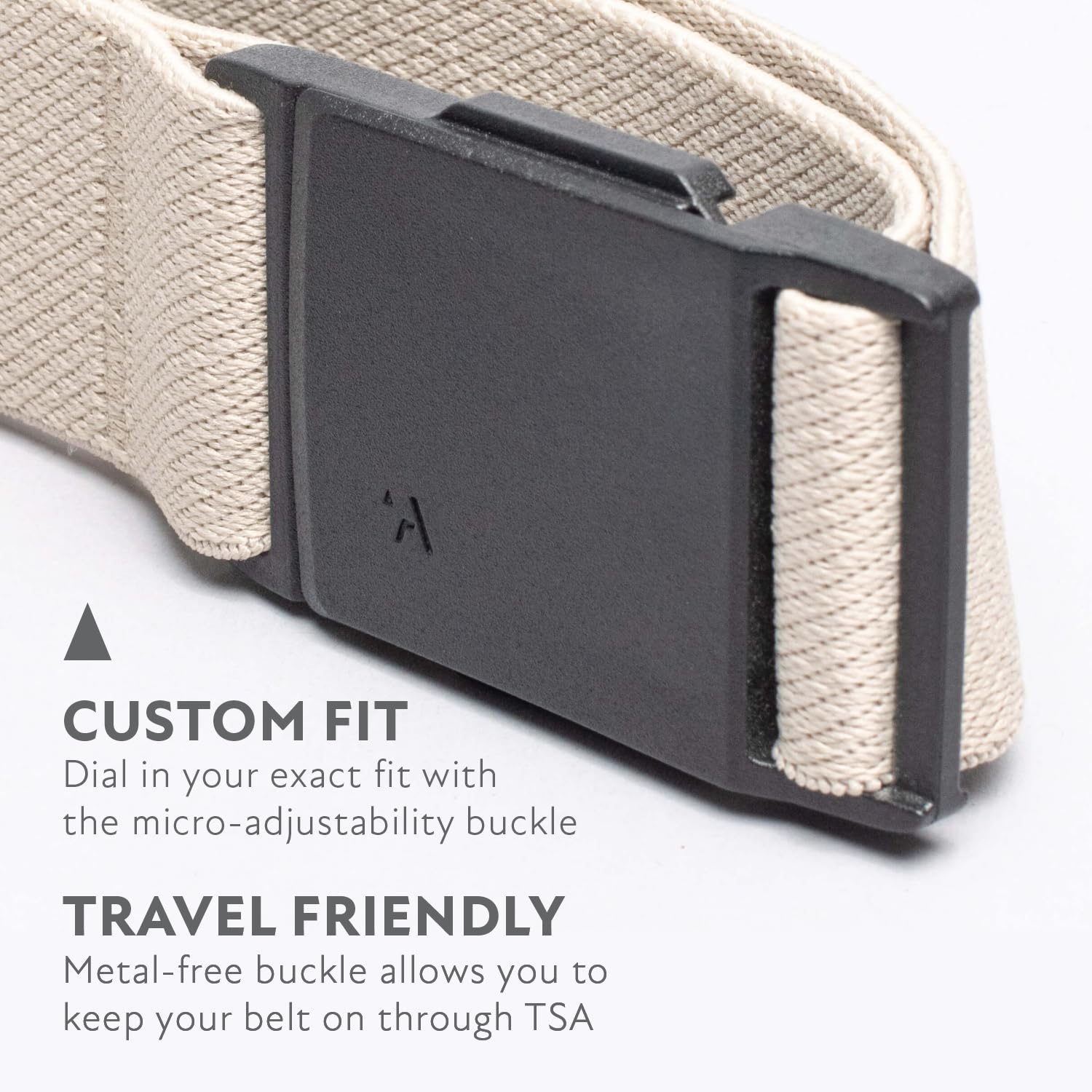 Arcade Belts Mens Explore Belt, Stretch Webbing for Max Comfort & Custom Fit, Metal-Free Buckle, Machine Washable Travel Belt - Image 3