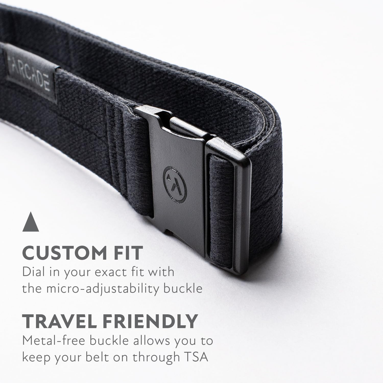 Arcade The Original Slim Unisex Adventure Belt, Narrow Width Elastic Stretch Webbing, Micro Adjust Buckle - Image 3