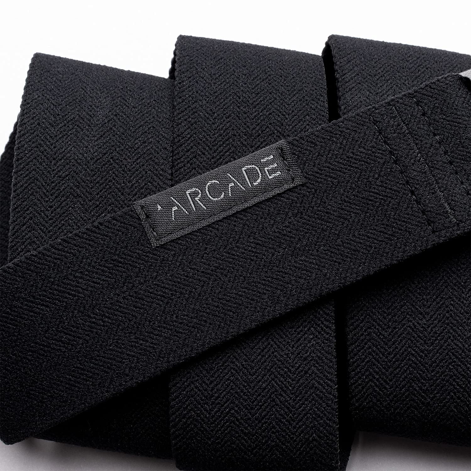 Arcade The Original Unisex Adventure Belt Bundle, Heavy Duty Elastic Webbing, Non-Metal Travel Friendly Buckle, Midnighter Black & Ivy Green - Image 3