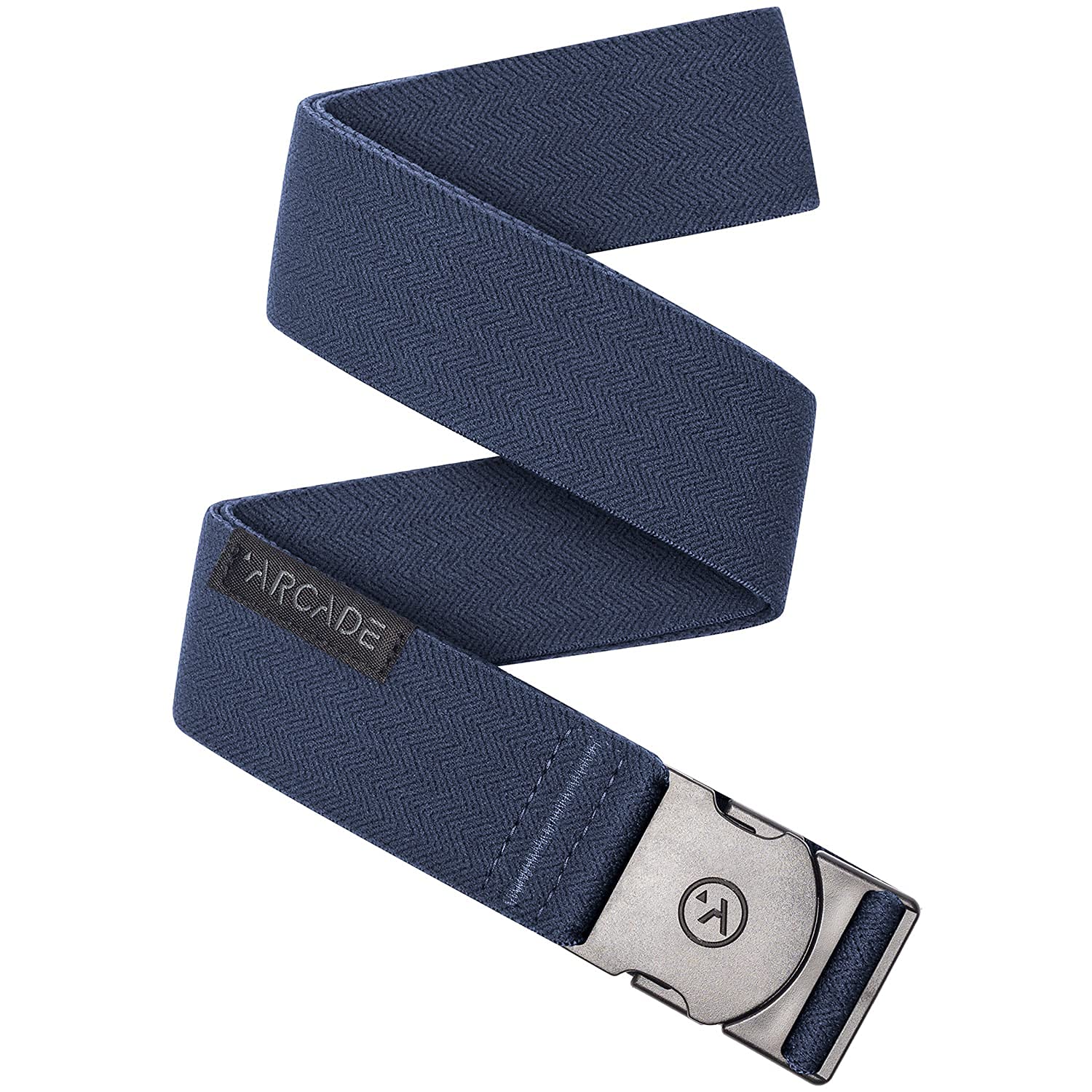 Arcade The Original Unisex Adventure Belt Bundle, Heavy Duty Elastic Webbing, Non-Metal Travel Friendly Buckle, Midnighter Black & Navy - Image 4