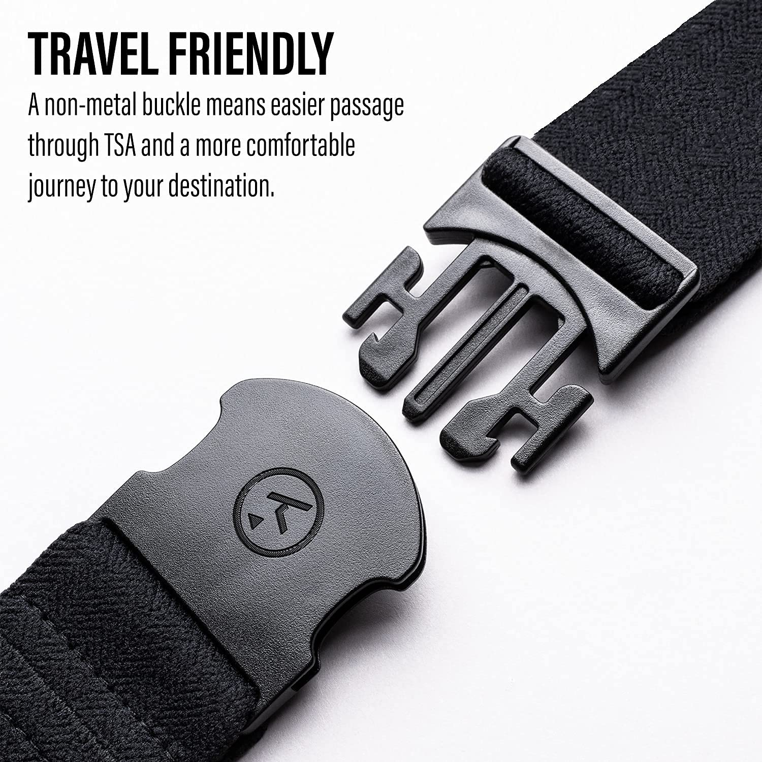 Arcade The Original Unisex Adventure Belt Bundle, Heavy Duty Elastic Webbing, Non-Metal Travel Friendly Buckle, Midnighter Black & Ivy Green - Image 7